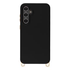Selencia Rivièra MagSafe Backcover met afneembare haakjes Samsung Galaxy S23 FE - Velvet Black
