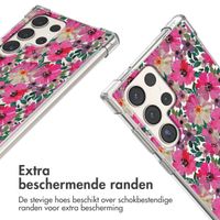 imoshion Design hoesje met koord Samsung Galaxy S23 Ultra - Flower Water