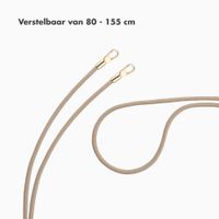 Selencia Universeel Telefoonkoord met 2 haken - verstelbaar - Beige
