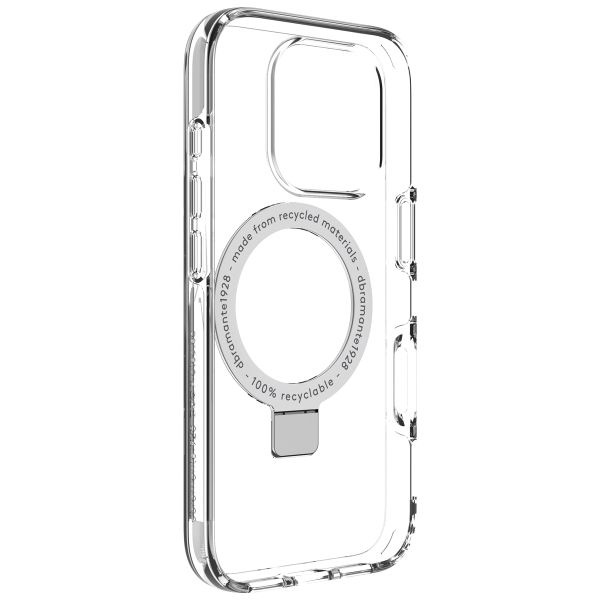 dbramante1928 Iceland Ultra D3O Backcover met MagSafe Stand iPhone 16 Pro - Clear