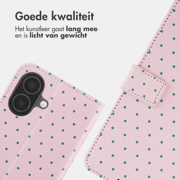 imoshion Design Bookcase Apple iPhone 16 - Happy Dots
