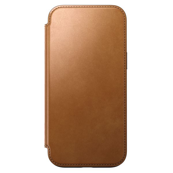 Nomad Modern Leather Folio Bookcase iPhone 16 Pro Max - English Tan