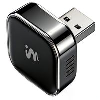 imoshion Mini 2-in-1 Auto Dongle - Draadloze CarPlay en Android Auto - Zwart