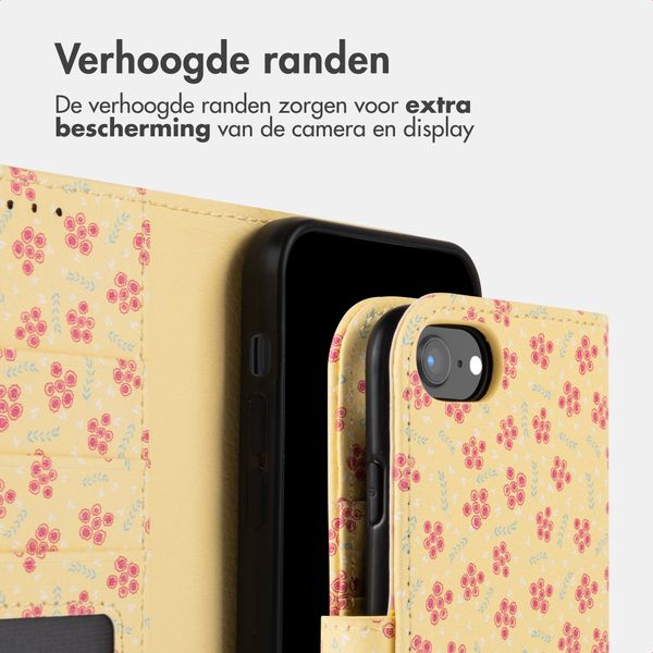 imoshion Design Bookcase Apple iPhone 17e / 16e - Sunny Yellow Petite Flowers