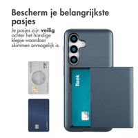 imoshion Backcover met pasjeshouder Samsung Galaxy S25 - Donkerblauw