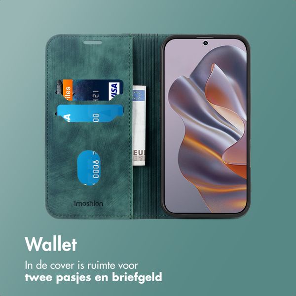 imoshion Slim Bookcase Motorola Thinkphone 25 / Edge 50 Neo / Edge 60 Neo - Groen