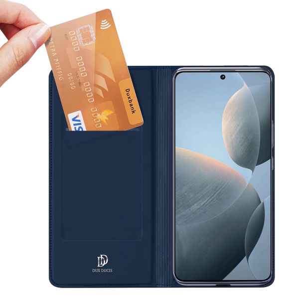 Dux Ducis Slim Softcase Booktype Xiaomi Poco X6 Pro - Donkerblauw