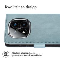 imoshion Luxe Bookcase Xiaomi Redmi Note 14 Pro (5G) - Lichtblauw