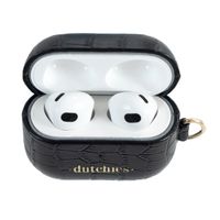 Dutchies Leather Case Apple AirPods 3 (2021) - Crocodile Chic Noir