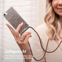 imoshion Design hoesje met koord Apple iPhone SE (2022 / 2020) / 8 / 7 - Leopard Mood