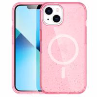 imoshion Sparkle Backcover met MagSafe Apple iPhone 14 - Glitter Roze