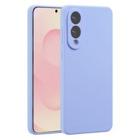 Accezz Liquid Silicone Backcover met MagSafe Samsung Galaxy S25 Edge - Paars