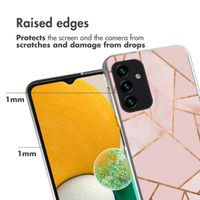 imoshion Design hoesje Samsung Galaxy A13 (5G) / A04s - Grafisch Koper / Roze