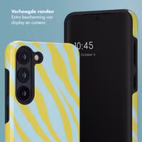 Selencia Vivid Backcover Samsung Galaxy S23 - Zebra Winter Sky Titanium Yellow