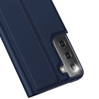 Dux Ducis Slim Softcase Bookcase Samsung Galaxy S21 Plus - Donkerblauw