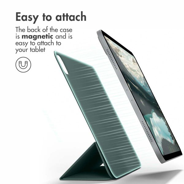 imoshion Magnetic Book Case Apple iPad Pro 13 (2025) M5 / (2024) M4 - Dark Green