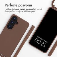 imoshion Siliconen hoesje met koord Samsung Galaxy S26 - Bruin