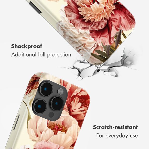 Selencia Vivid Back Cover Apple iPhone 15 Pro - Vintage Peony