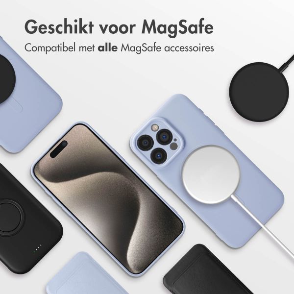imoshion Color Backcover met MagSafe Apple iPhone 15 Pro Max - Lila