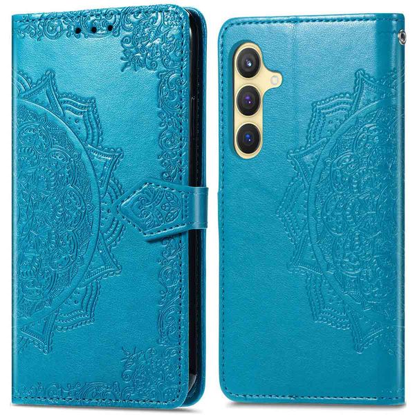 imoshion Mandala Bookcase Samsung Galaxy S24 - Turquoise