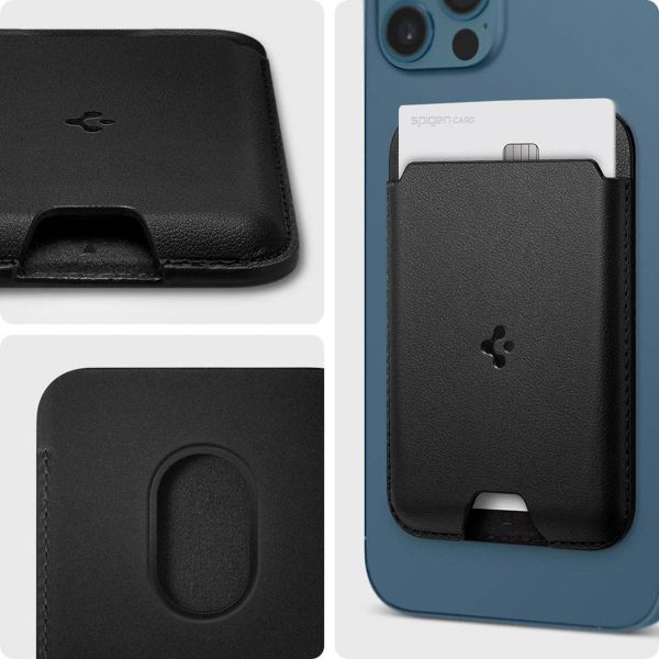 Spigen MagSafe Card Holder Valentinus - Zwart