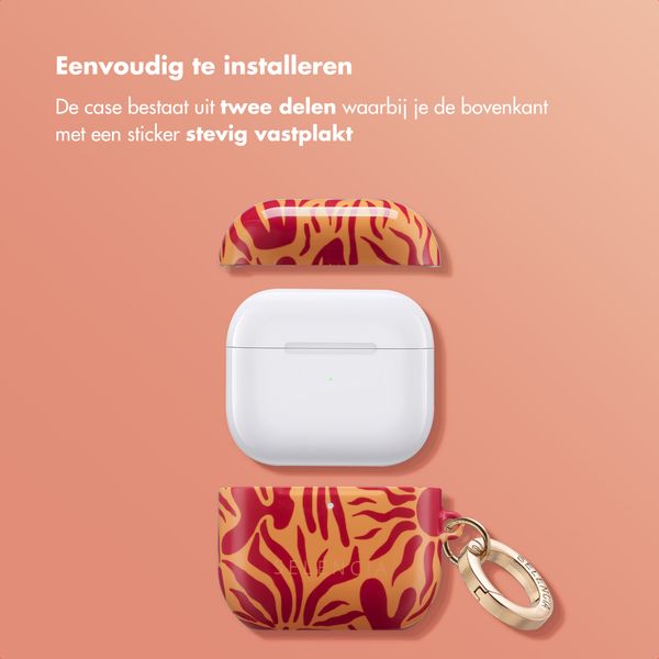Selencia Vivid Case Apple AirPods 4 - Tropical Vibes Apricot