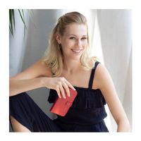 Selencia Echt Leren Bookcase Apple iPhone SE (2016) / 5 / 5s - Rood