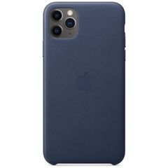 Apple Leather Backcover Apple iPhone 11 Pro Max - Midnight Blue