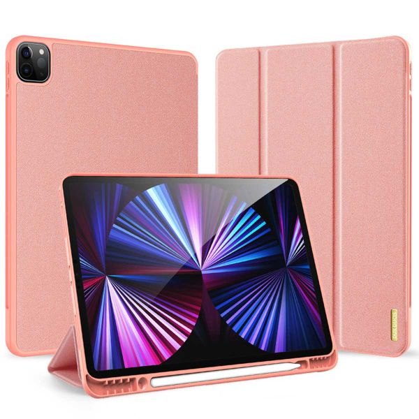 Dux Ducis Domo Bookcase iPad Pro 12.9 (2020 / 2021 / 2022) - Roze