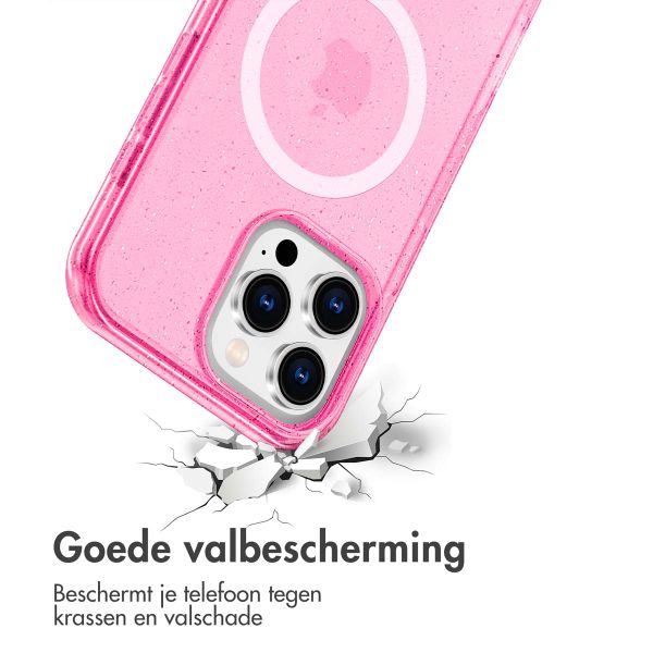 imoshion Sparkle Backcover met MagSafe iPhone 16 Pro - Roze