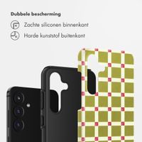Selencia Vivid Backcover Samsung Galaxy S25 FE - Check This Olive