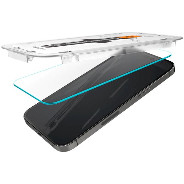 Spigen GLAStR EZ Fit Screen Protector 2 Pack + Applicator Apple iPhone 14 Pro