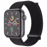 imoshion Nylon⁺ bandje Apple Watch Series 1 t/m 10 / SE / Ultra (2) (44/45/46/49 mm) - Zwart