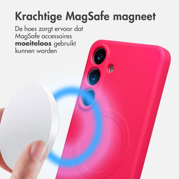 imoshion Color Backcover met MagSafe Samsung Galaxy S25 Plus - Neon Pink