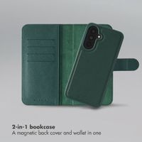 Selencia Olyn Detachable Bookcase with MagSafe Samsung Galaxy A37 (5G) - Green
