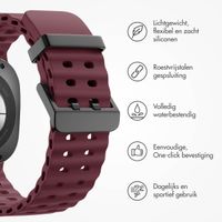 imoshion Ocean Siliconenband Samsung Galaxy Watch Ultra (2024/2025) - Wine Red