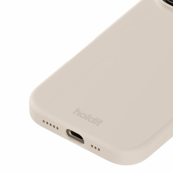 Holdit Silicone Case Apple iPhone 16 Pro - Light Beige