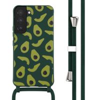 imoshion Siliconen design hoesje met koord Samsung Galaxy S22 - Avocado Green