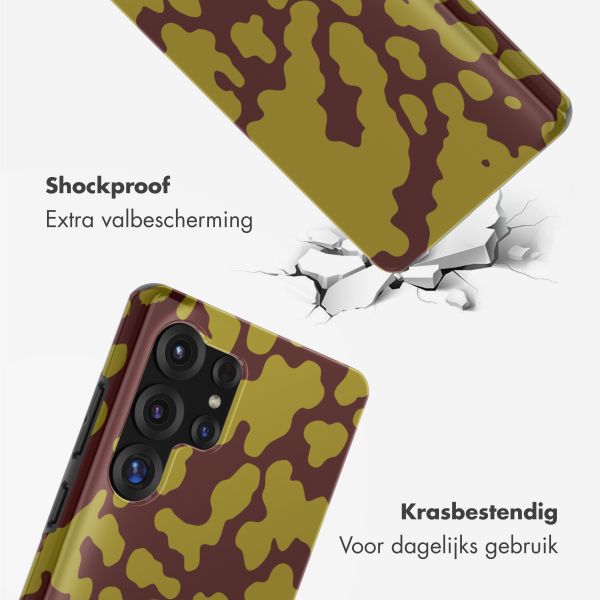 Selencia Vivid Backcover Samsung Galaxy S25 Ultra - Moo'd Olive Dust