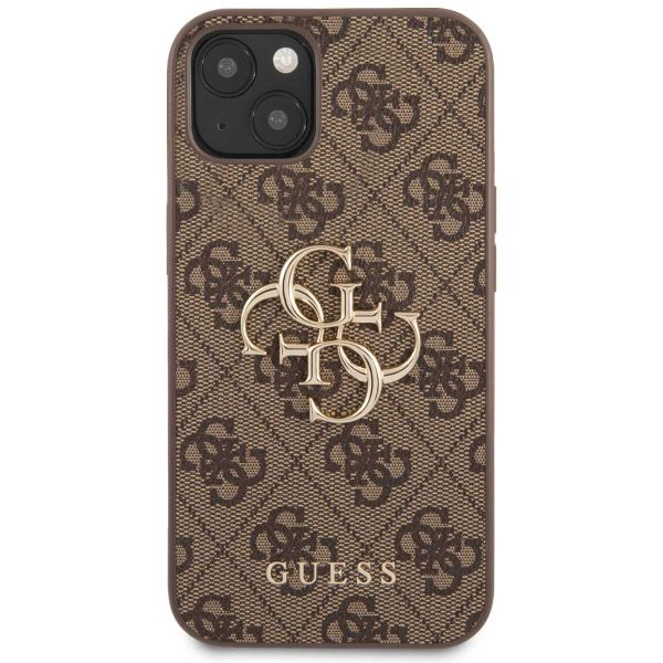Guess 4G Metal Logo Backcover Apple iPhone 13 Mini - Bruin