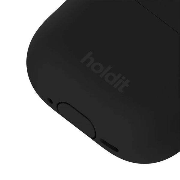 Holdit Solid Silicone Case Apple AirPods 4 - Zwart