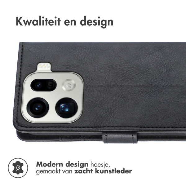 imoshion Luxe Bookcase Oppo Find X9 Pro - Zwart