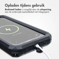 imoshion Premium telefoonhouder fiets - Spatwaterdicht - Universeel - 360 graden draaibaar - Stevige behuizing - Zwart