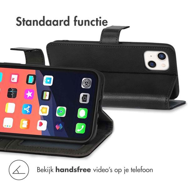 imoshion Luxe Bookcase Apple iPhone 13 - Zwart