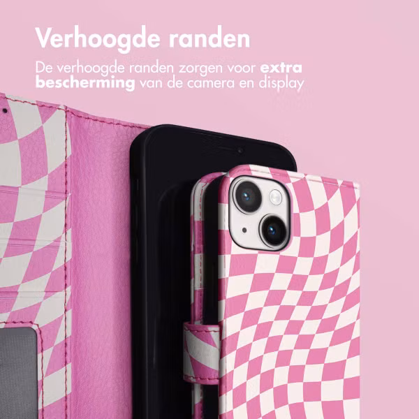 imoshion Design Bookcase Apple iPhone 14 - Retro Pink
