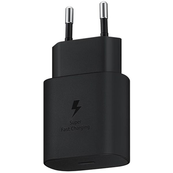 Samsung Originele Fast Charging Adapter USB-C Samsung Galaxy S23 Ultra - Oplader - USB-C aansluiting - 25 Watt - Zwart