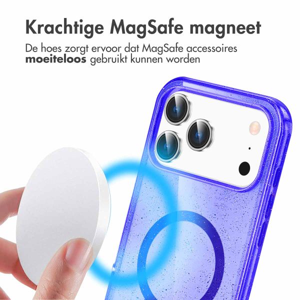 imoshion Sparkle Backcover met MagSafe Apple iPhone 17 Pro Max - Paars