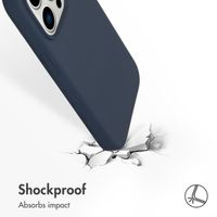 Accezz Liquid Silicone Back Cover Apple iPhone 14 Pro - Dark Blue