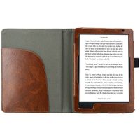 imoshion Luxe Effen Bookcase Kobo Aura Edition 2 - Bruin