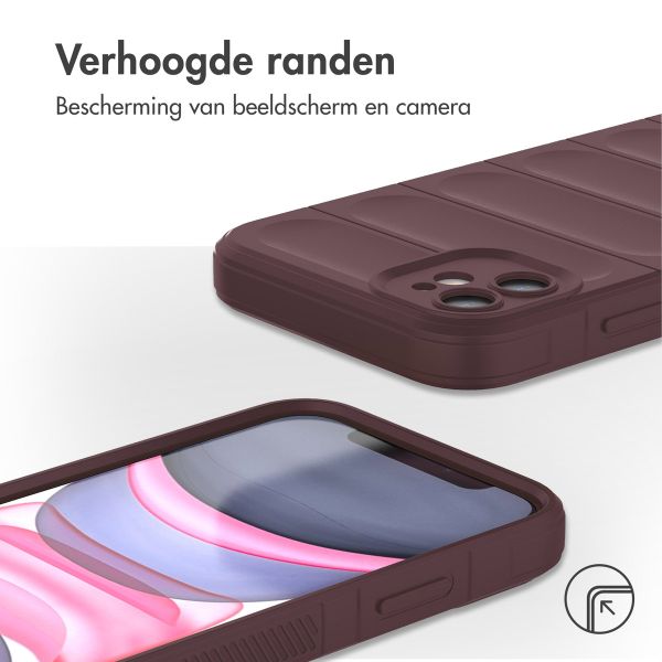 imoshion EasyGrip Backcover iPhone 11 - Aubergine